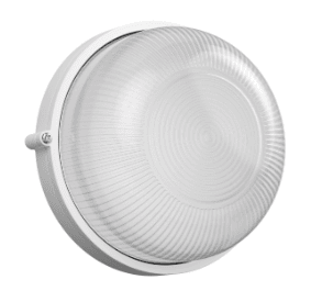 Светильник НПП1301, белый, круглый, 60 Вт, для внутреннего и наружного освещения