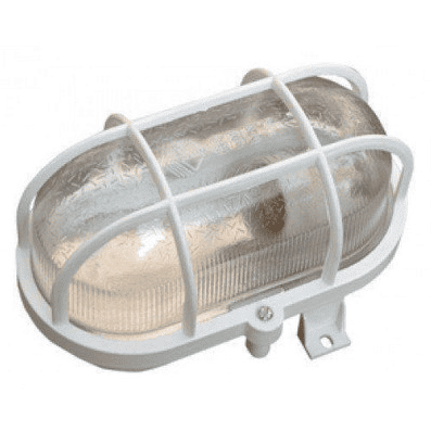 Светильник НБП 01-60-002 У3, белый, со стеклом