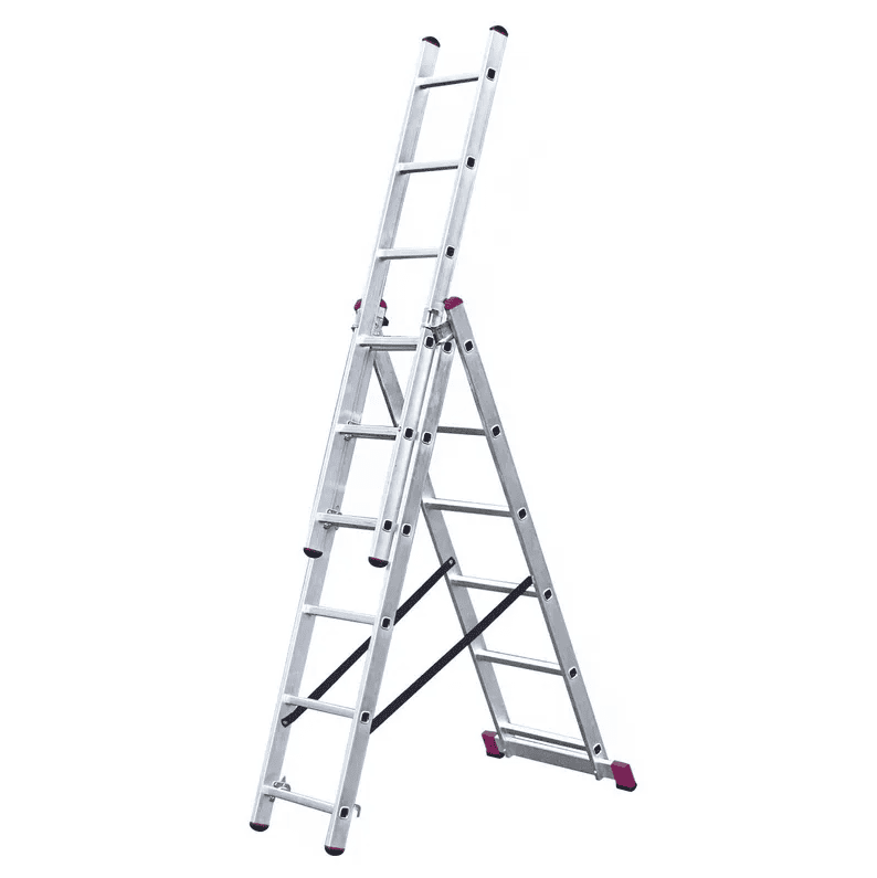 Лестница универсальная трёхсекционная KRAUSE CORDA 3х6