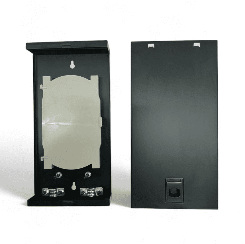 Настенный оптический бокс 8-SC (черный) без комплектации