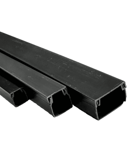 Кабельный канал AGIS 40х25 мм, ПВХ, чёрный, длина 32 м