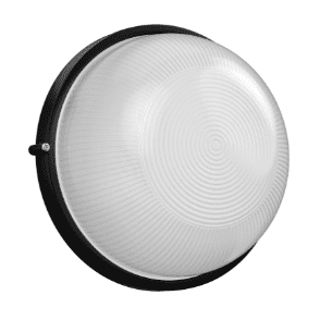 Светильник НПП1101, черный, круглый, 100 Вт