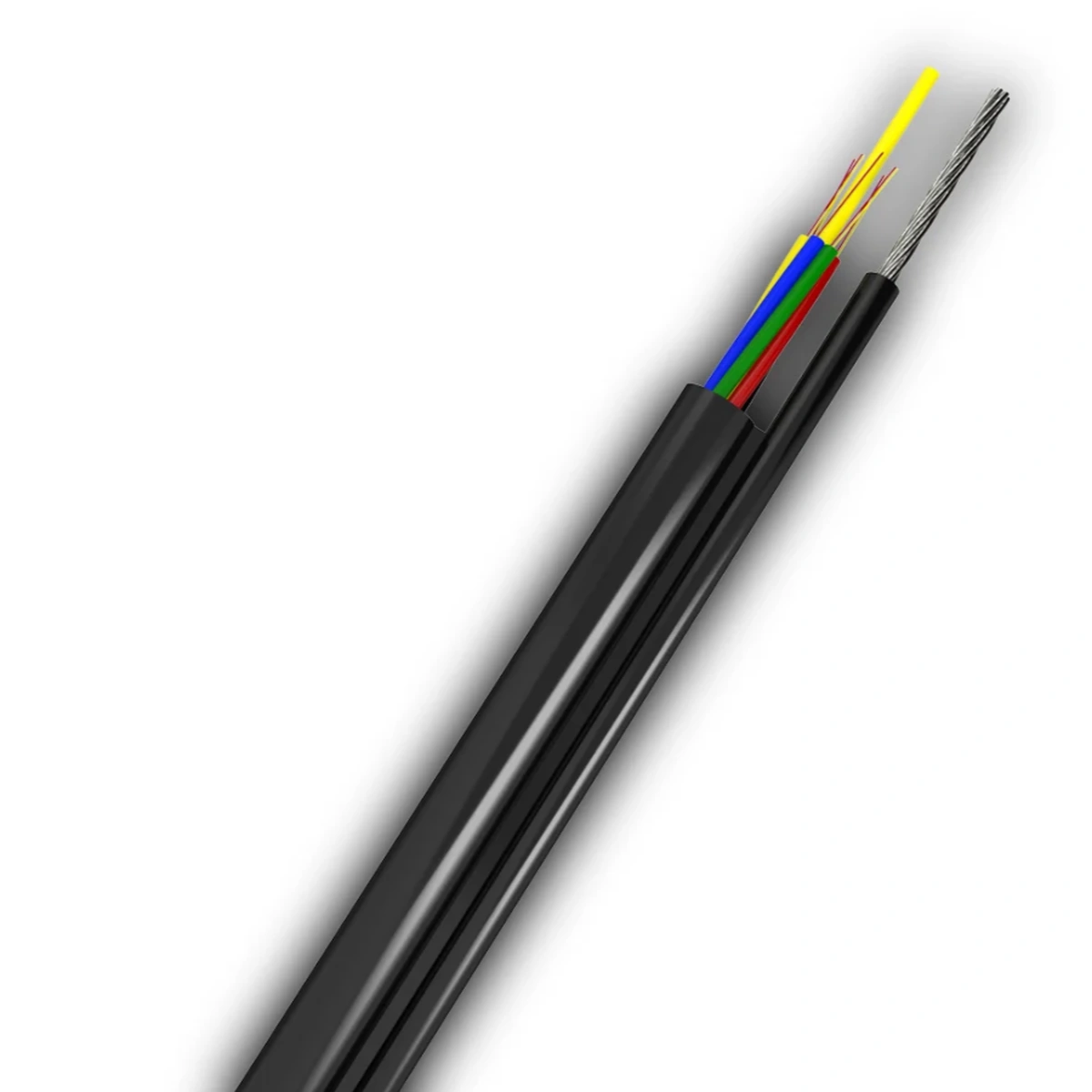 Подвесной одномодовый оптический кабель КСО-ВСНЗПКс-4×4Е-6