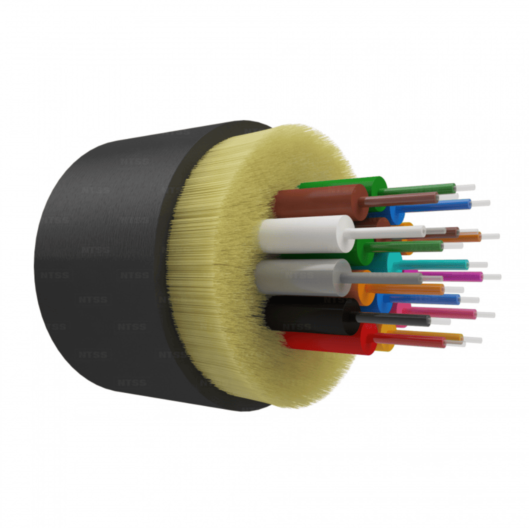 Оптический распределительный кабель NTSS 16 волокон OS2, LSZH, черный