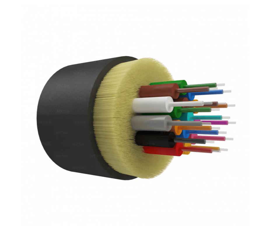 Оптический распределительный кабель NTSS 8 волокон OM4, LSZH, черный