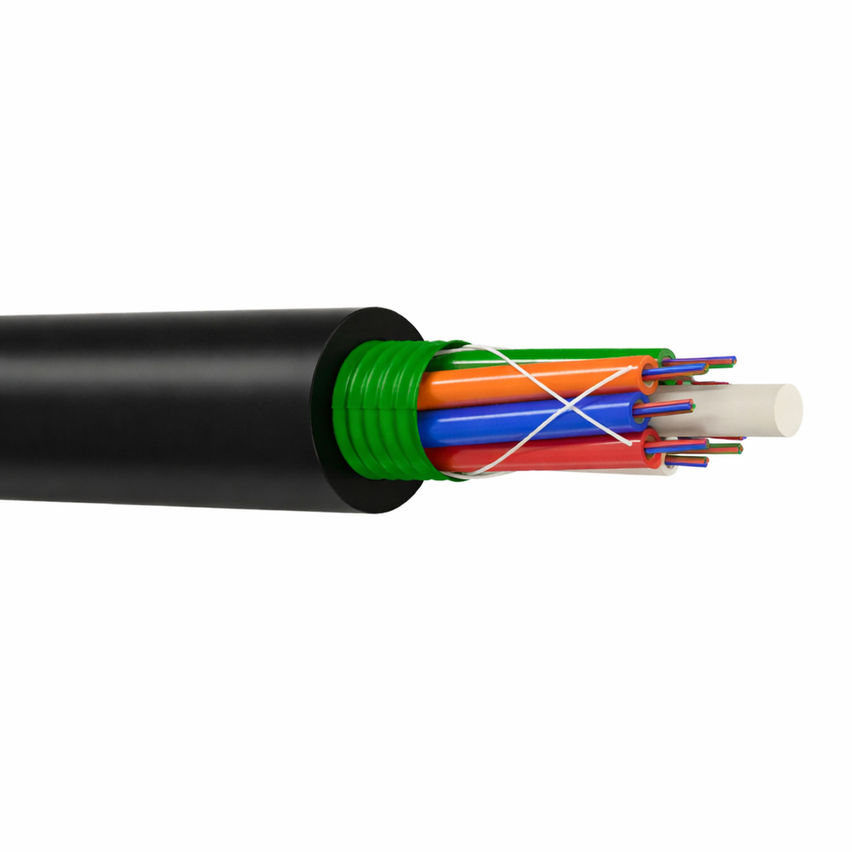 Кабель КС-ОКЛ-32 волокна G.652.D, модульный, полиэтиленовая оболочка, 2043 м
