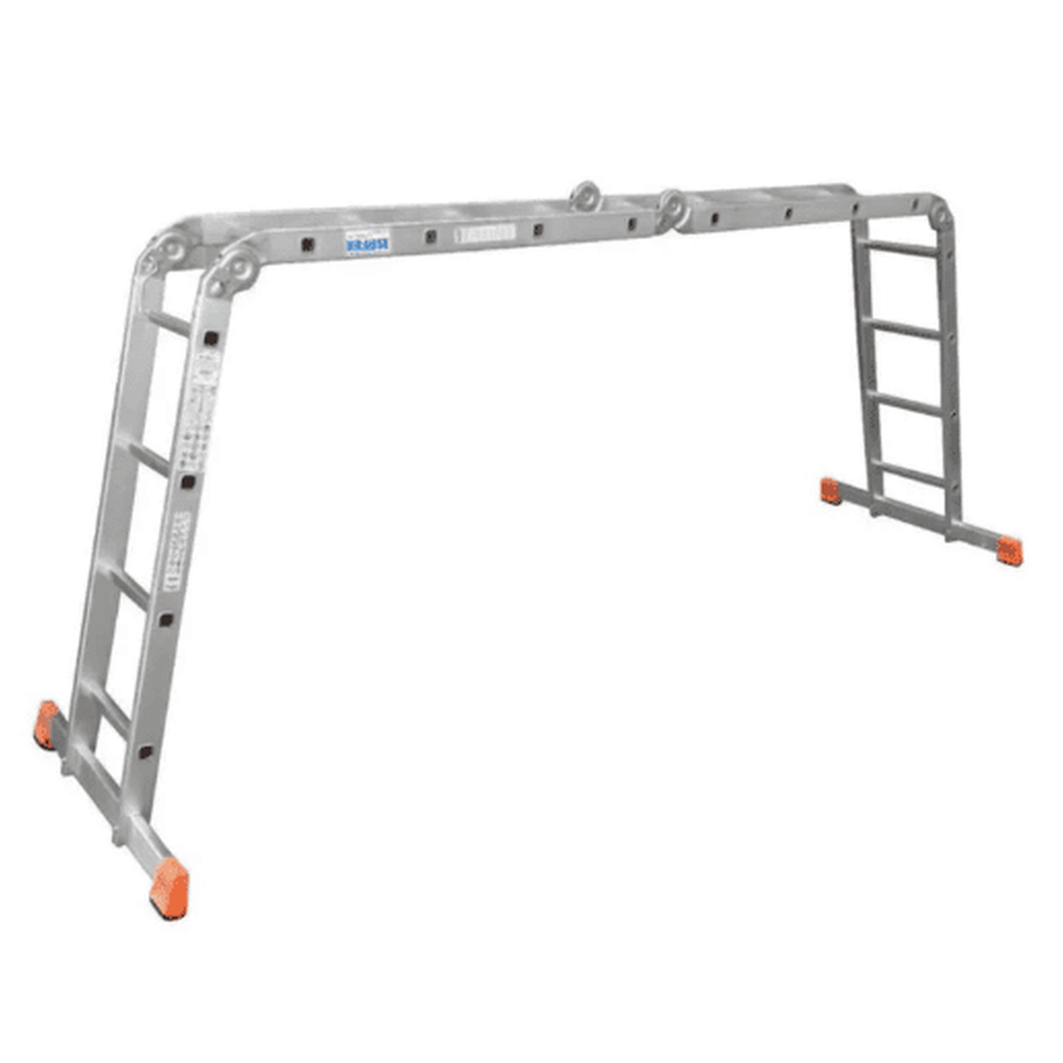 Шарнирная универсальная алюминиевая лестница Krause MultiMatic 4х5 трансформер