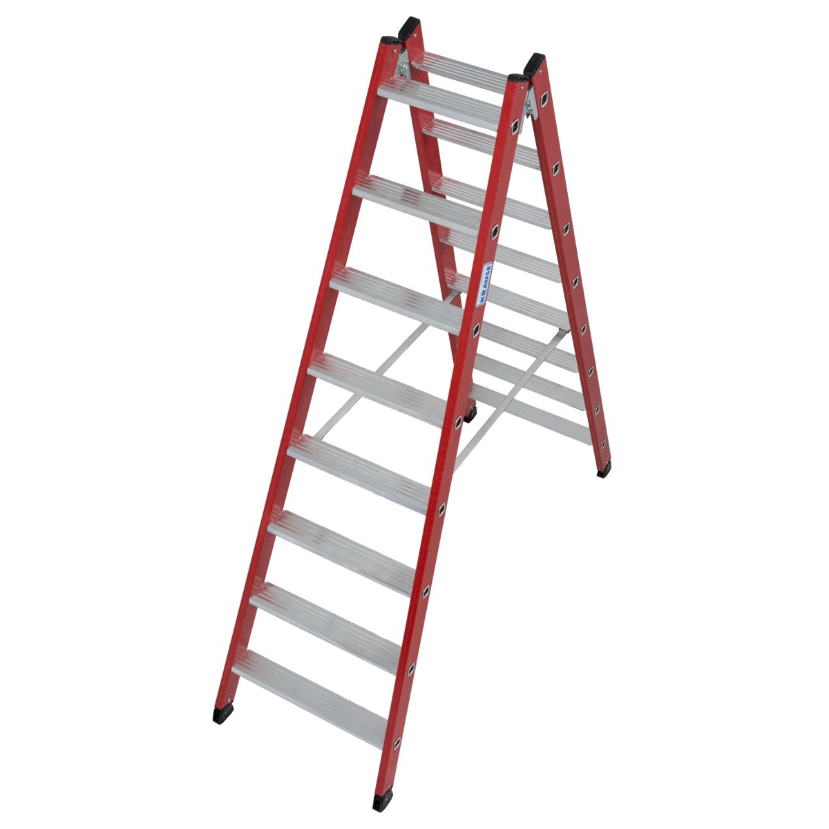 Стремянка диэлектрическая двухсторонняя 2х8 ступеней для электромонтажных работ