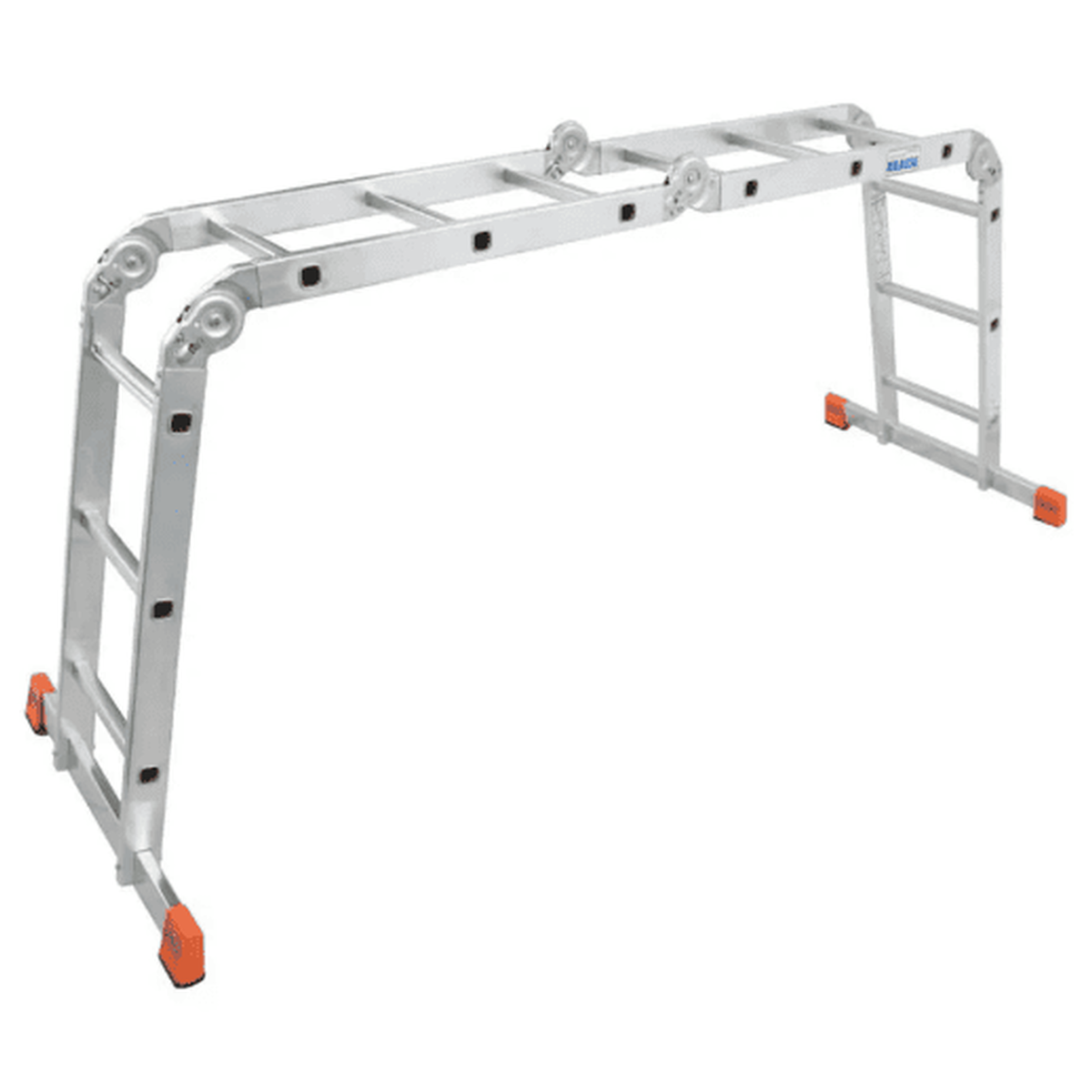 Шарнирная универсальная алюминиевая лестница Krause MONTO MultiMatic 4х3 трансформер