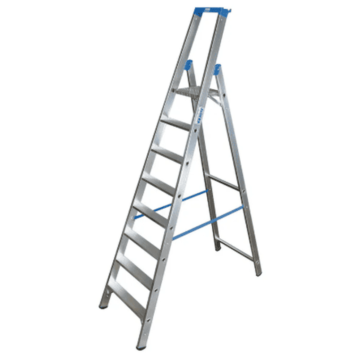 Свободностоящая алюминиевая стремянка Krause STABILO Professional 1х8 ступеней