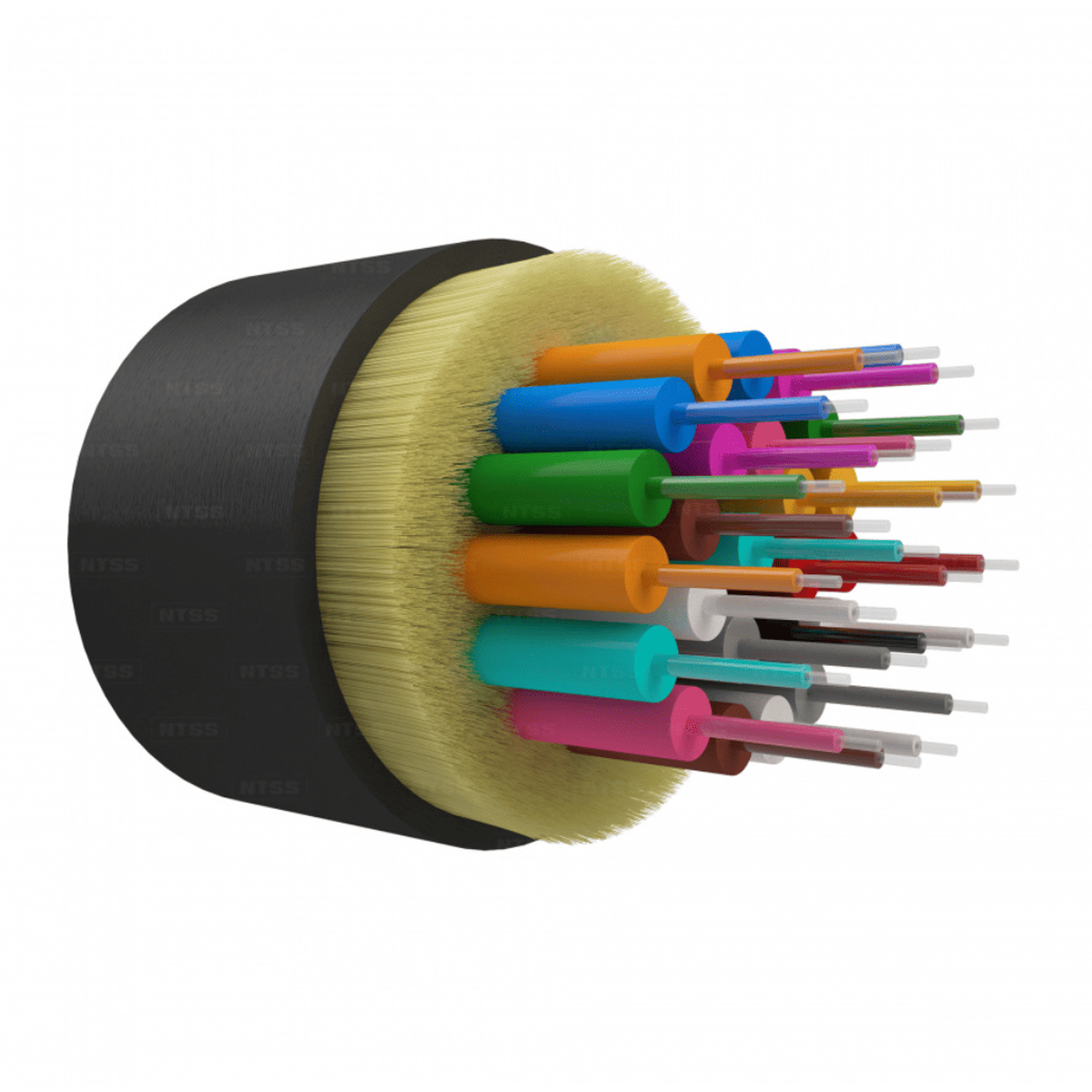 Оптический кабель NTSS, распределительный, 24 волокна OM3, LSZH, черный