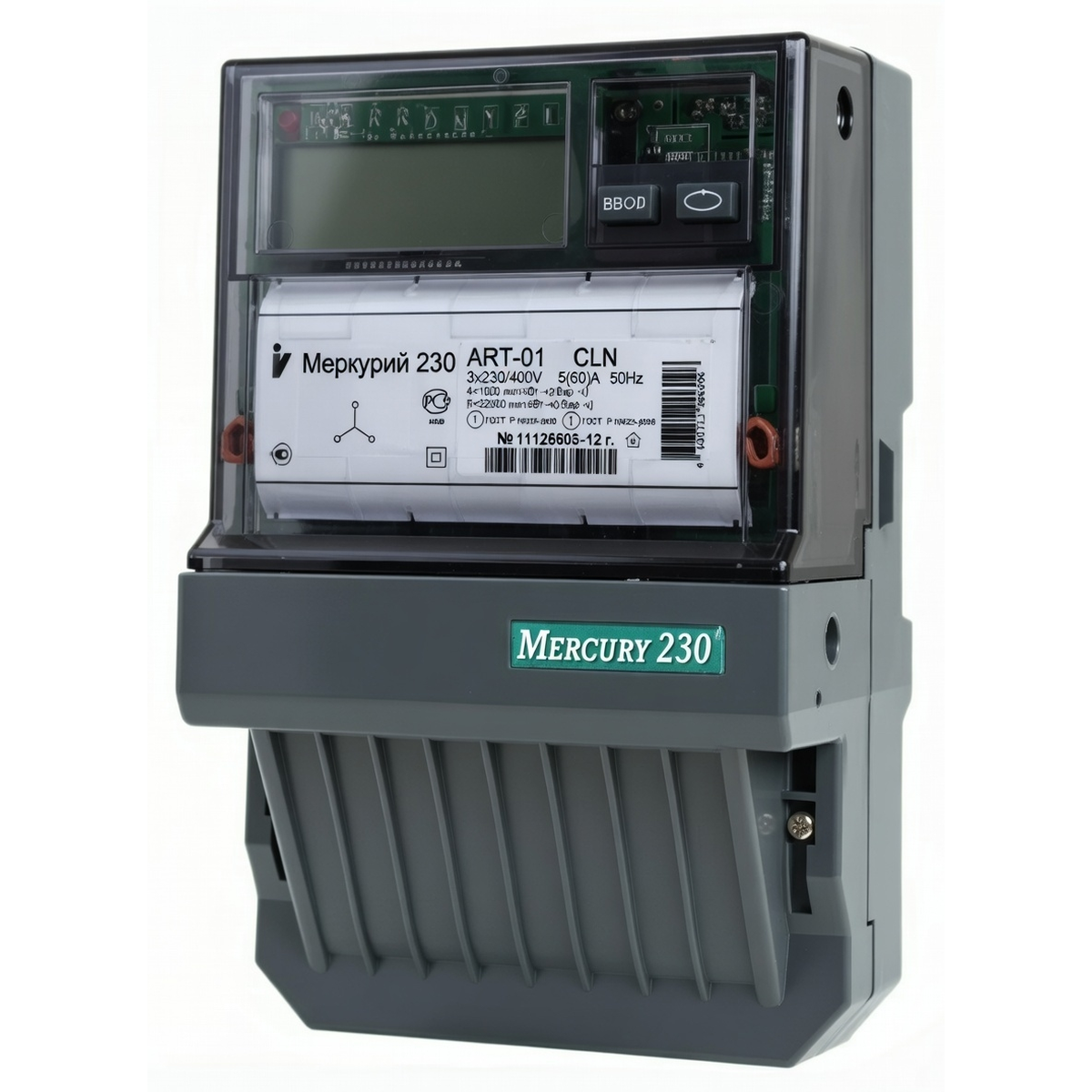 Электронный счетчик Меркурий-230 ART-00 PQRSIDN, однофазный