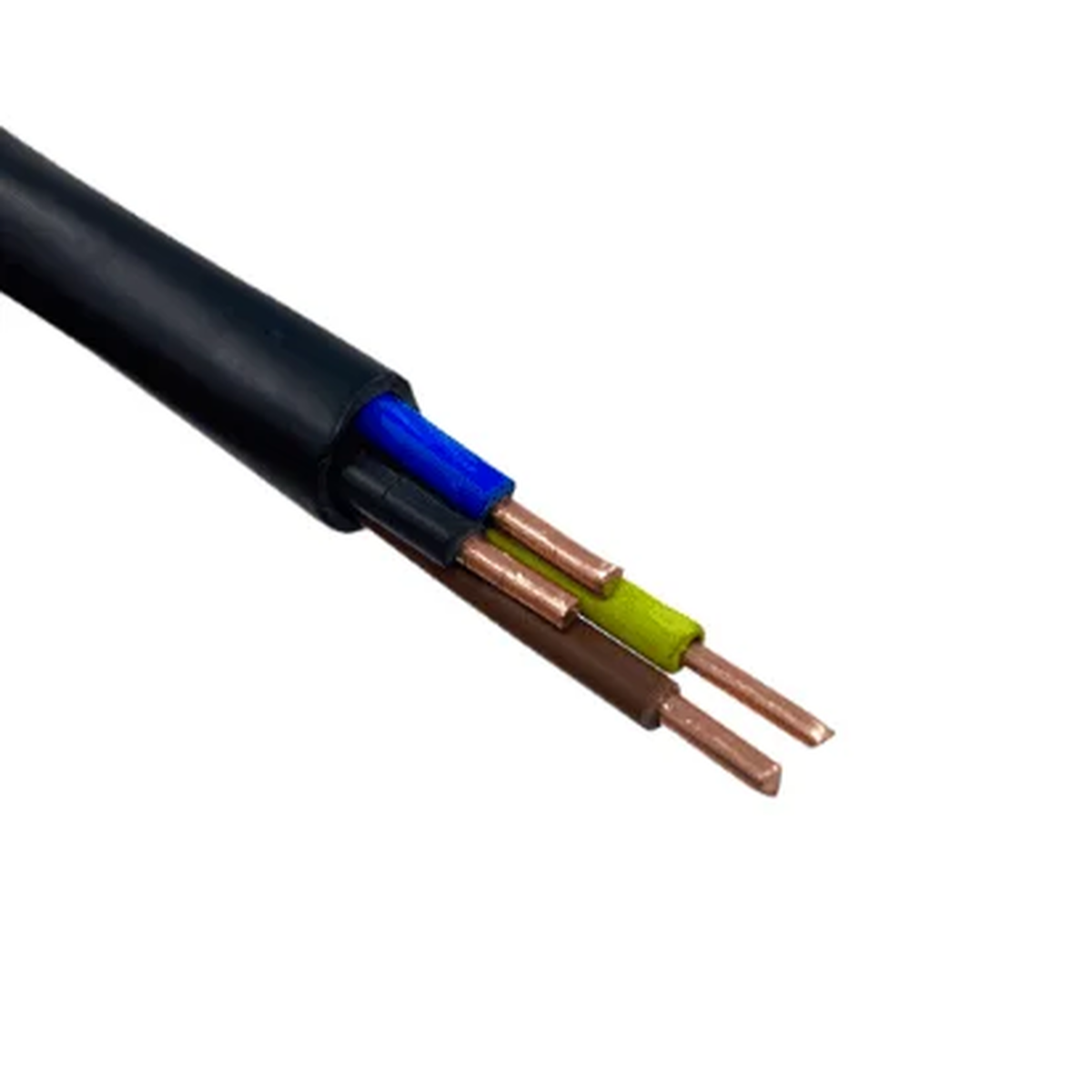 Кабель ВВГ 3х4+1х2,5