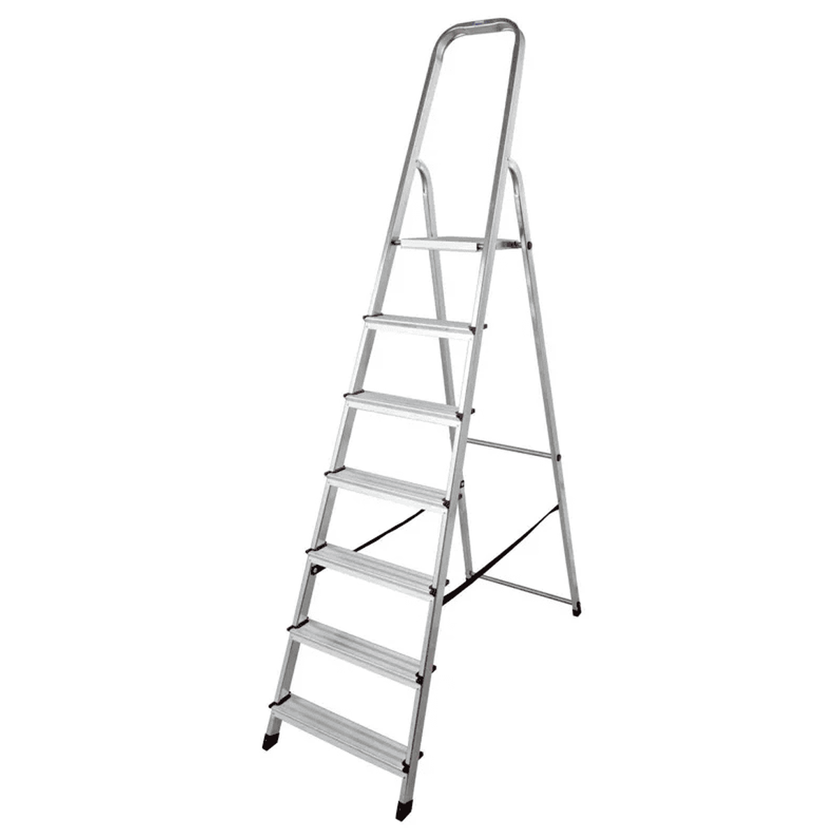 Стремянка алюминиевая 7 ступеней Krause Corda 1х7 складная односекционная