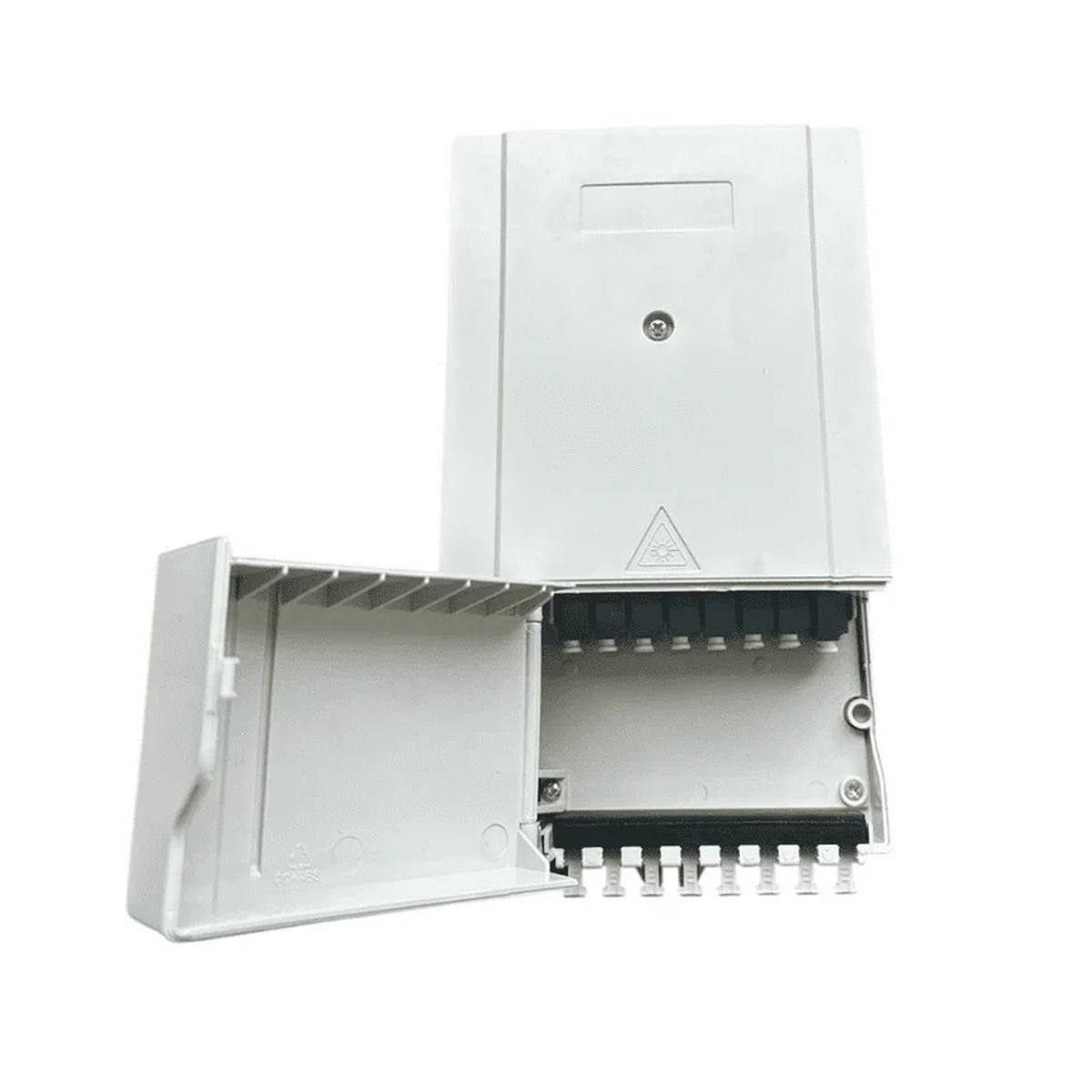 Настенный оптический бокс 8-SC/UPC-8-0-0 (пластик)