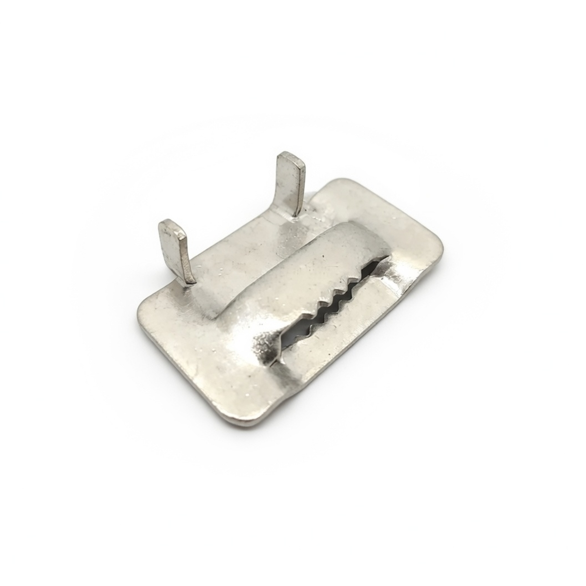 Скрепа для монтажной ленты НС-20-Т (с зубьями, C304)