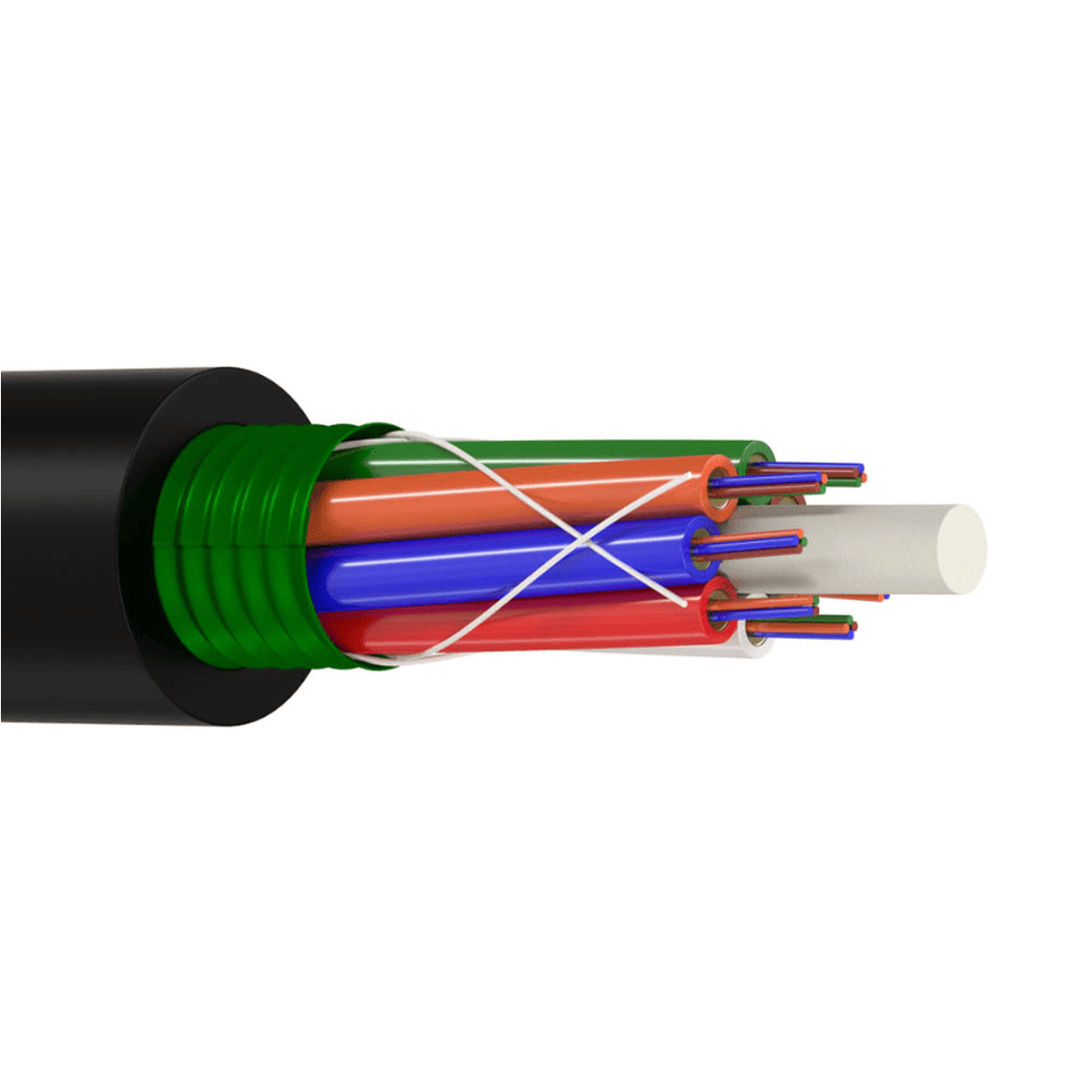 Кабель КС-ОКЛ-П 32 волокна G.652.D, модульный, полиэтиленовая оболочка, 2037 м