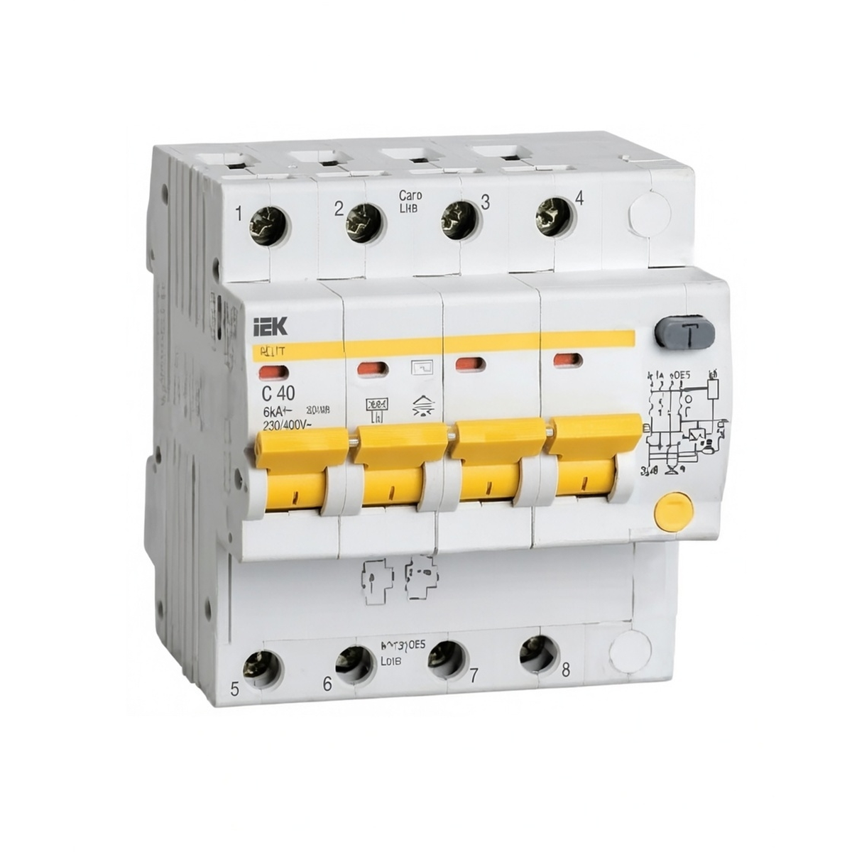 Автоматический выключатель дифференциального тока АД14 4Р 40 А 30 мА