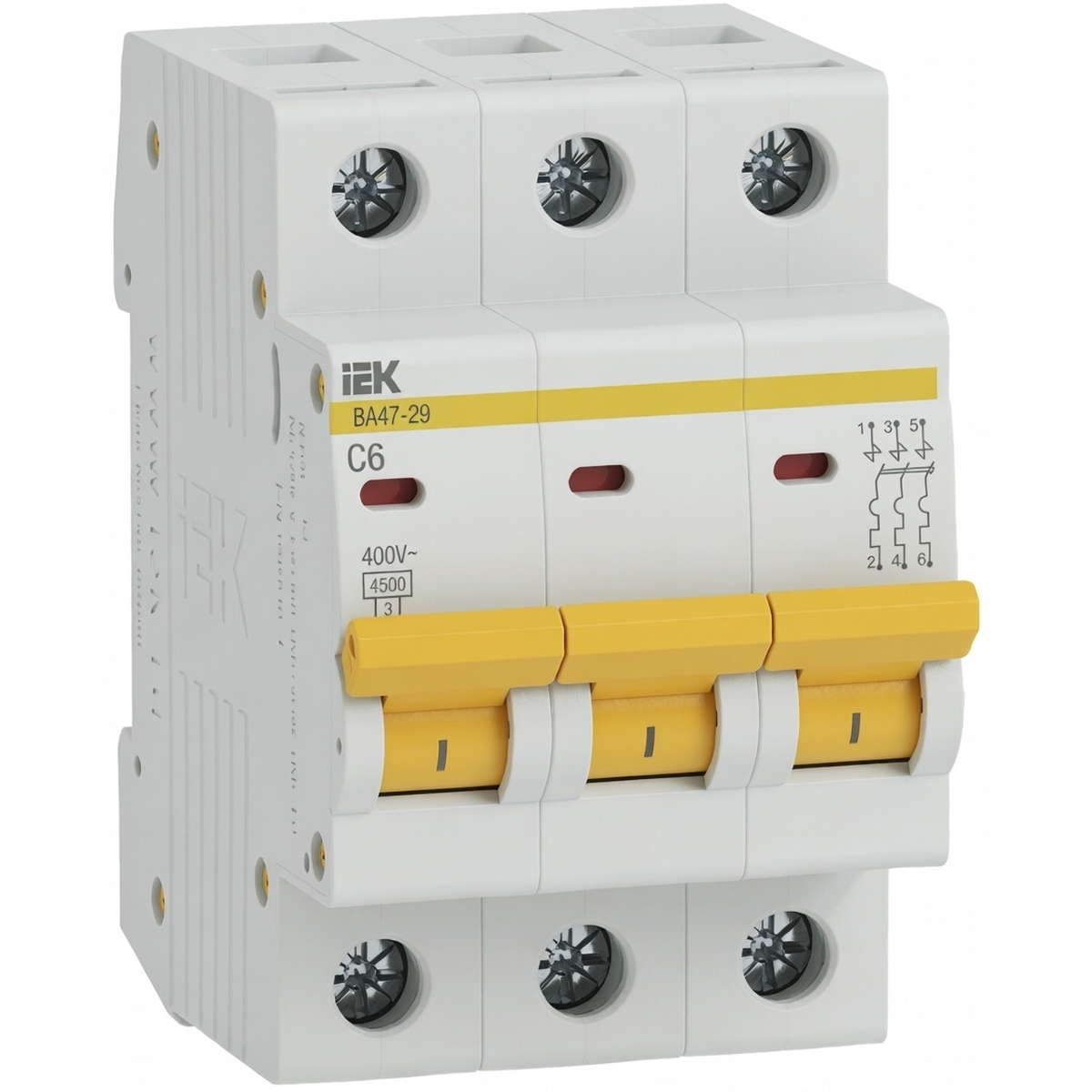 Автомат 3Р ВА 47-29 6 А ИЭК