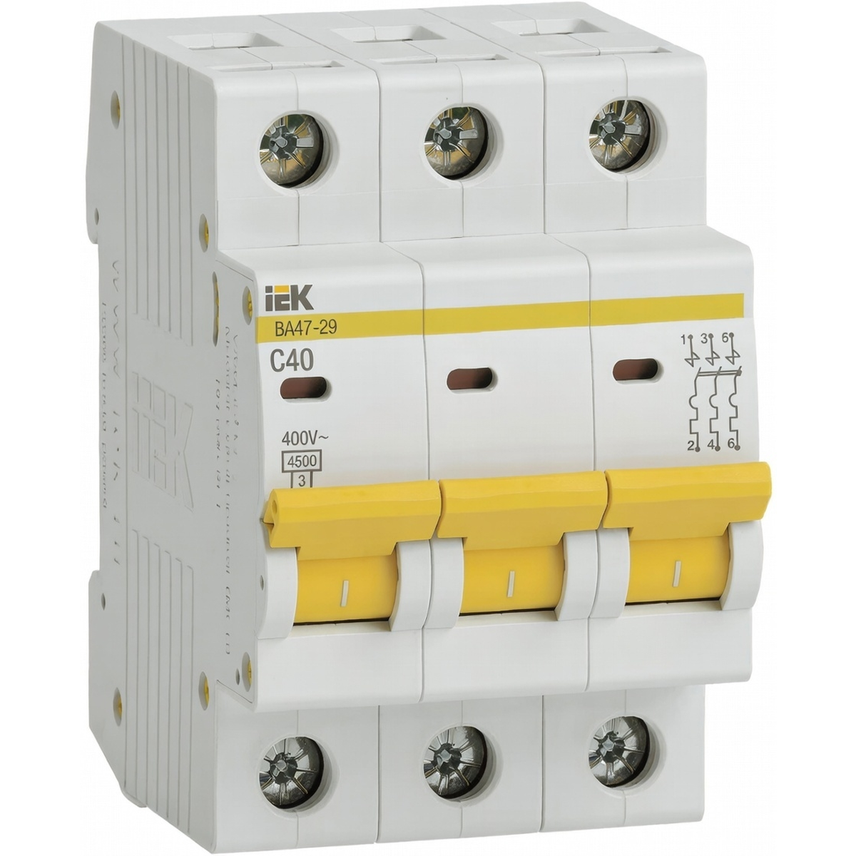 Автомат 3Р ВА 47-29 40 А ИЭК