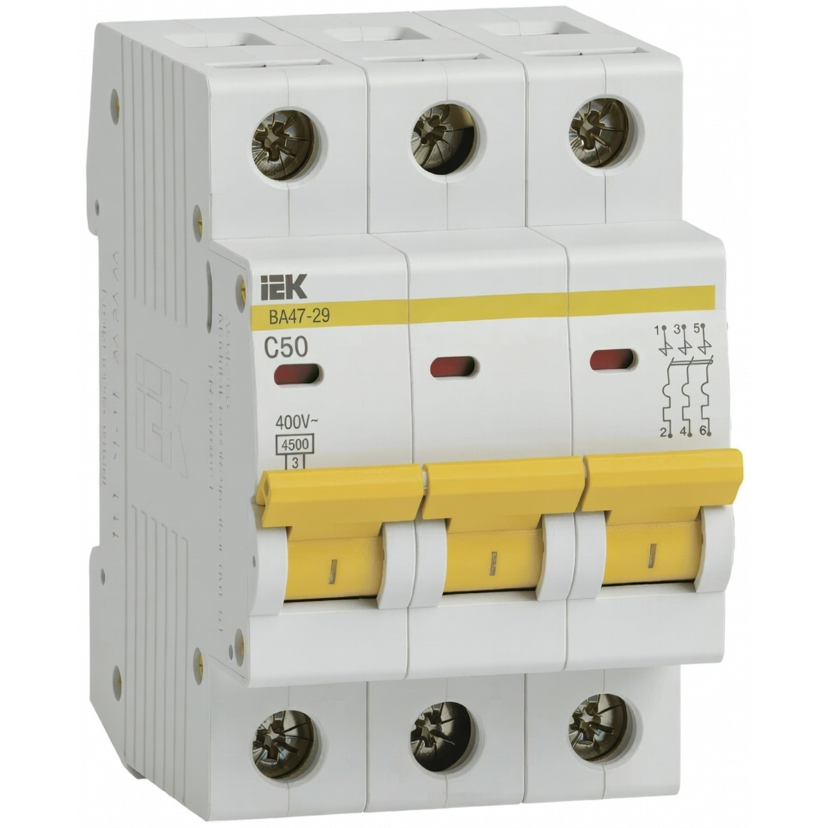 Автоматический выключатель 3Р ВА47-29 50 А