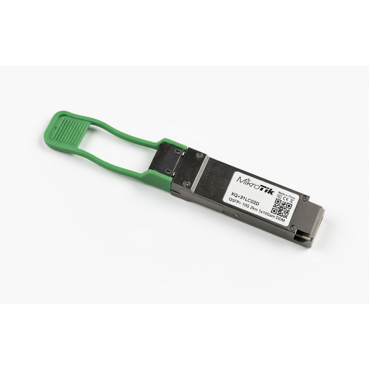Оптический QSFP28 SFP модуль MikroTik XQ+31LC02D, 100G, одномодовый, LC-разъём, дальность до 2 км