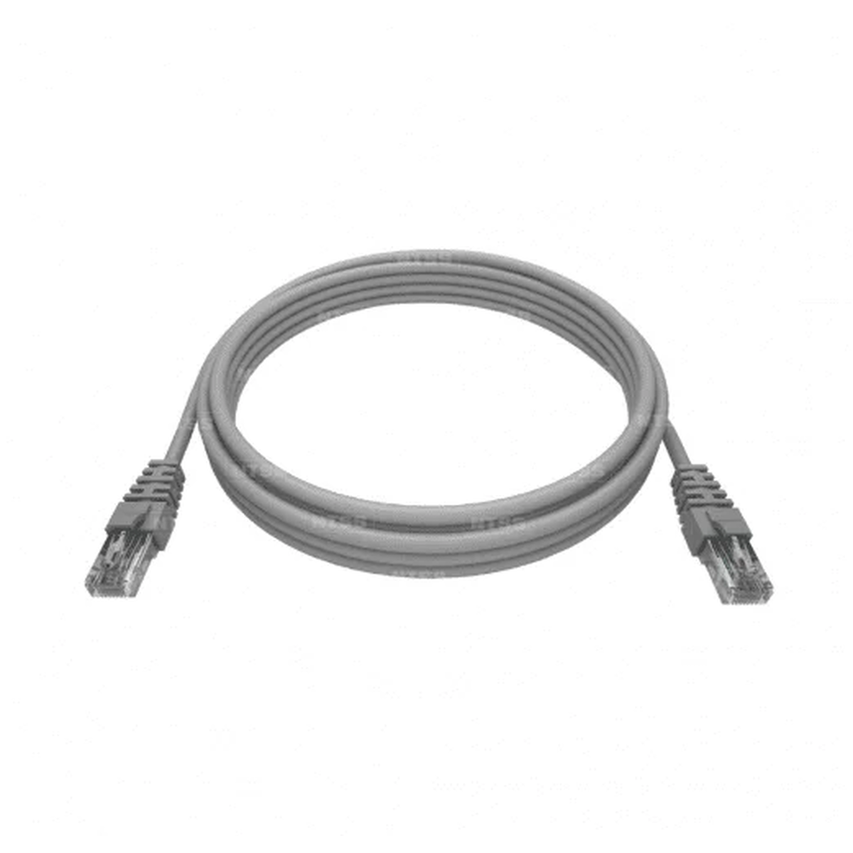 Патч-корд NTSS, 2 м, Cat.5e FTP, RJ45/8P8C, T568B, литой, LSZH, серый