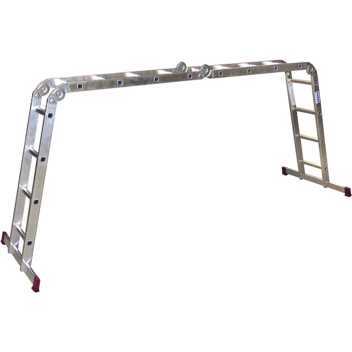 Лестница шарнирная универсальная 4х4 Krause Corda алюминиевая складная