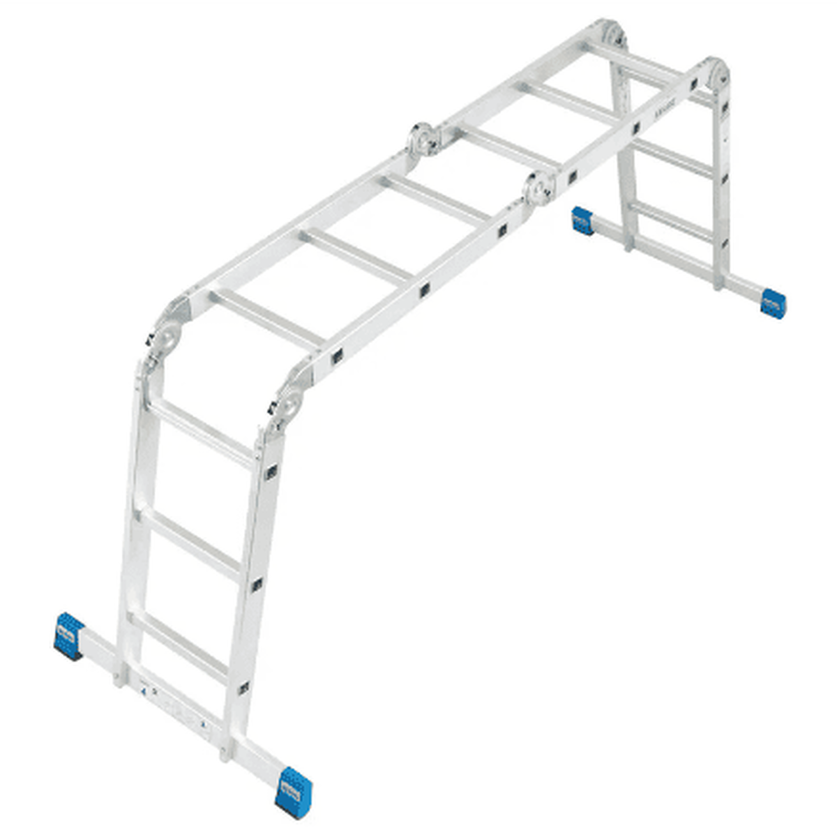 Шарнирная универсальная лестница Krause STABILO Professional 4х3 алюминиевая трансформер