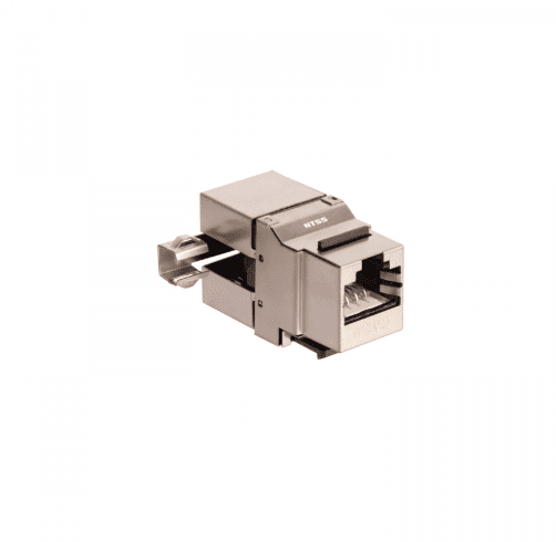 Розеточный модуль NTSS PREMIUM Keystone FTP 1xRJ45 CAT6  180 градусов белый