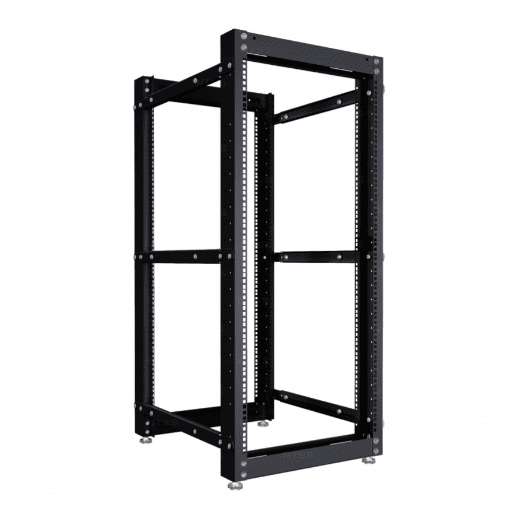 Стойка серверная NTSS OR двухрамная 33U 600-1000мм, комплект ножек, черный RAL 9005