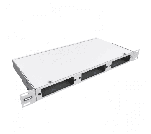 Кросс NTSS оптический 19'' укомплектованный 1U, 8 портов SC/APC, 9/125 мкм (планки, сплайс-кассета, пигтейлы, КДЗС, адаптеры) серый RAL 7035