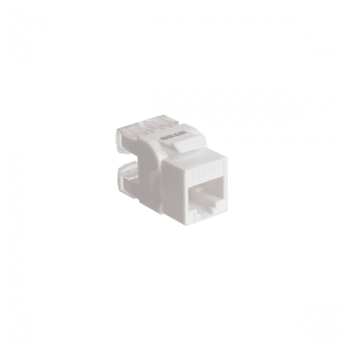 Розеточный модуль Keystone NTSS UTP RJ45 cat.5e, 180 градусов, белый