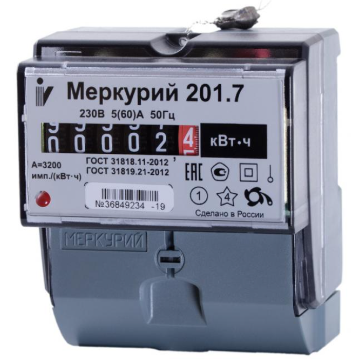 Эл.счетчик "Меркурий-201.7