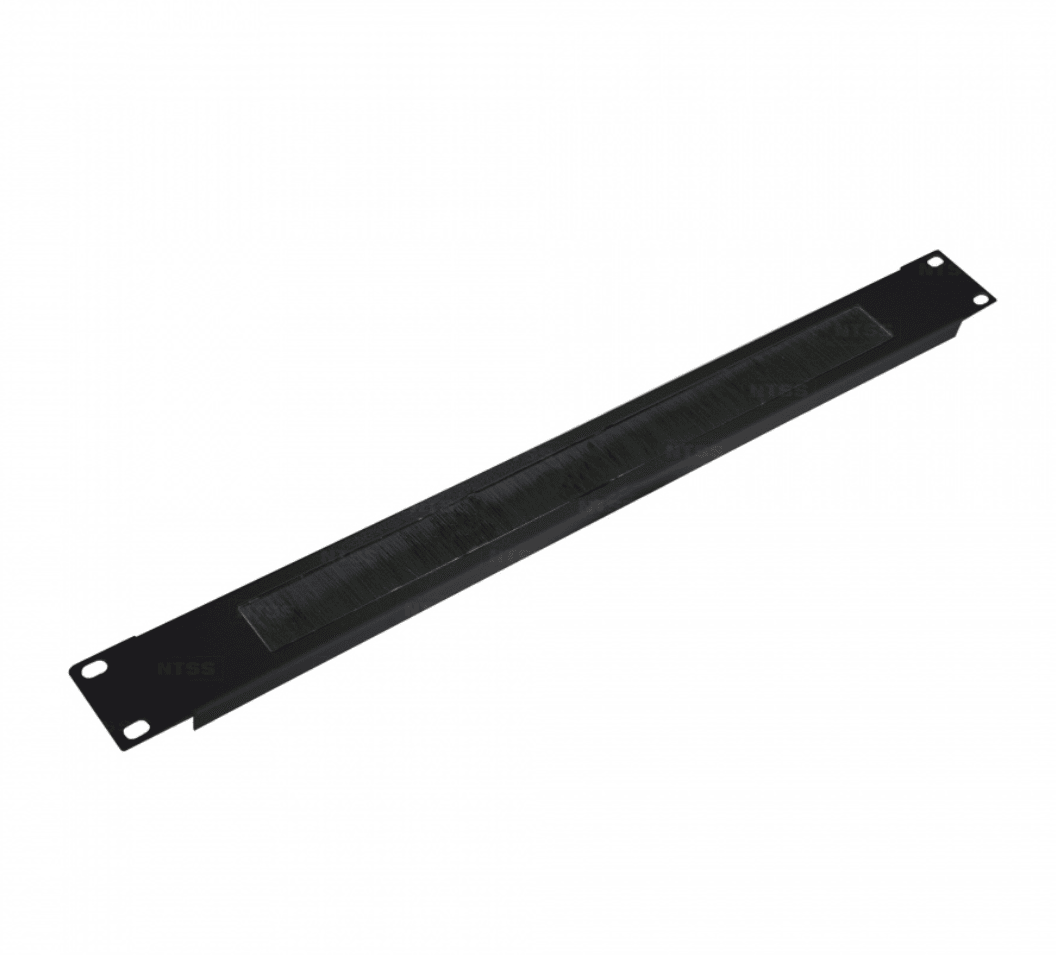  Организатор щеточный NTSS, крепление 19 1U, черный RAL 9005