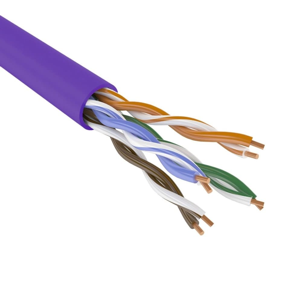 Кабель сетевой COMTEQ UTP cat 5e. 4*2*0,50mm LSZH для внутренней прокладки 